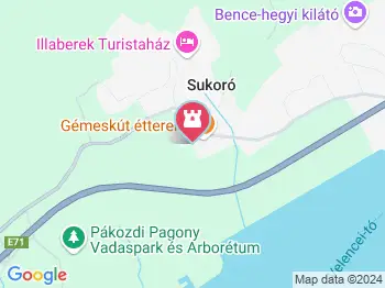 Pákozdi Pagony Vadaspark és Arborétum Pákozd a térképen