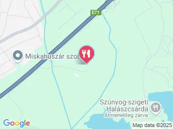 Szúnyogszigeti Halászcsárda Pákozd a térképen