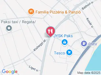 Árkád Étterem Paks a térképen