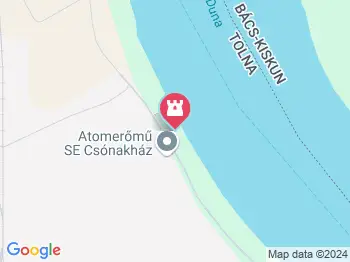 A biskói komptragédia emlékműve Paks a térképen