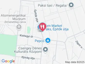 Éva Cukrászda Paks a térképen