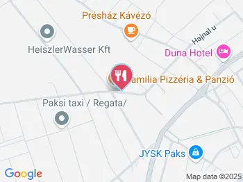 Família Pizzéria Paks a térképen