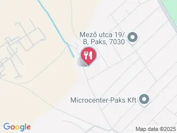 Ínyenc Falatozó Paks a térképen