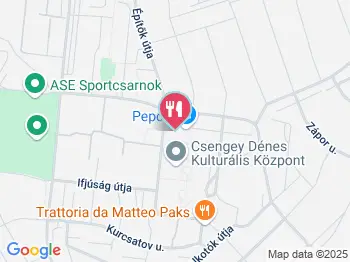 Placc bisztró Paks a térképen