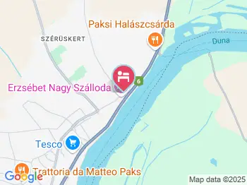 Poligon Vendéglakások Paks a térképen