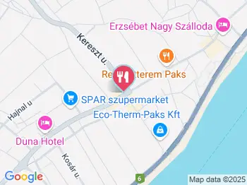 Virág Kávézó Paks a térképen