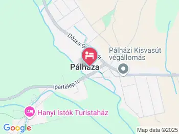 Tölgyfa Panzió Pálháza a térképen