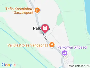 Szent Erzsébet templom Palkonya a térképen