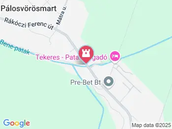 Pálos tanösvény Pálosvörösmart a térképen