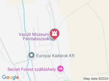 Vasúti Múzeum Palotabozsok a térképen