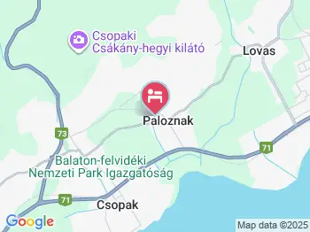 Bocskai Ház Paloznak a térképen