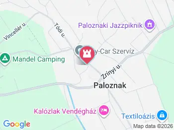 Református harangláb Paloznak a térképen