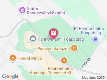 Pannonhalmi Főapátság Arborétuma és Gyógynövénykertje Pannonhalma a térképen