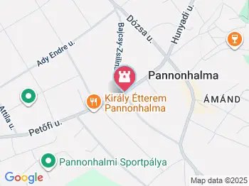 Radnóti Miklós emlékmű Pannonhalma a térképen