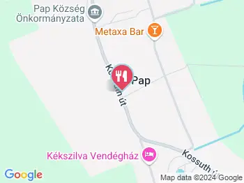 Arany-Piramis Presszó Pap a térképen