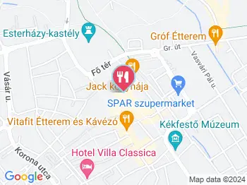 Azzurro Fagylaltozó, Kávézó & Bár Pápa a térképen