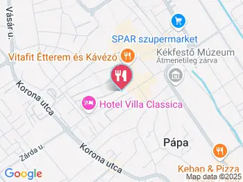 Boszorkánykonyha Pápa a térképen