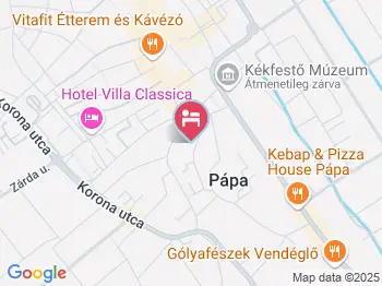 Corte Apartman Pápa a térképen