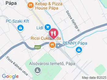 Fresh corner Pápa Pápa a térképen