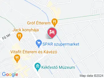 Hársfavirág Vendégház Pápa a térképen