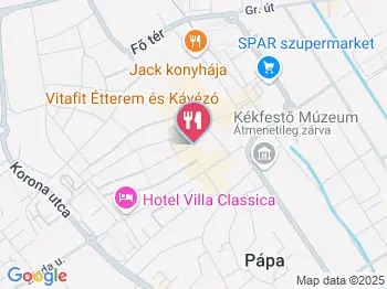 Lipóti Pékség & Kávézó Pápa a térképen