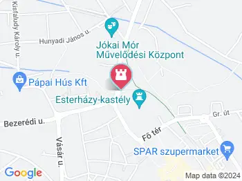 Nepomuki Szent János Pápa a térképen