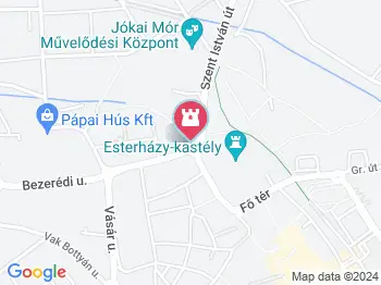 Országzászló-emlékmű Pápa a térképen