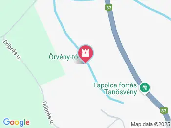 Örvény-tó Pápa a térképen