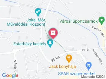 Pápai famatuzsálem Pápa a térképen