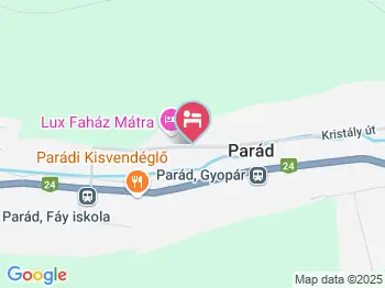 Sósréti Vendégház Parád a térképen