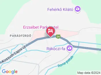 Erzsébet Park Hotel Parádfürdő a térképen