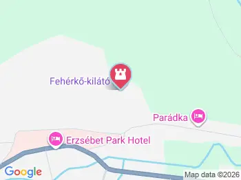 Fehérkő-kilátó Parádfürdő a térképen