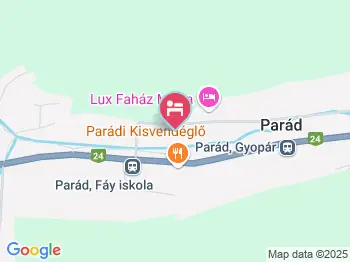 Kristály Szálló Parádsasvár a térképen