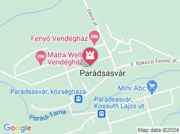 László Ólomkristály Kézműves Műhely és Mintabolt Parádsasvár a térképen