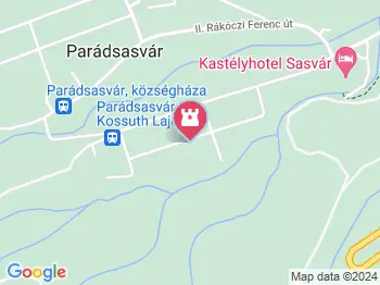 Parádsasvári üvegmanufaktúra Parádsasvár a térképen