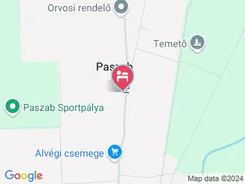 Dura Vendégház Paszab a térképen