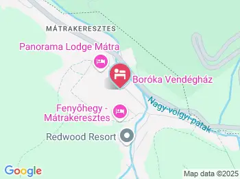 Boróka Vendégház Pásztó a térképen
