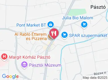 Csibe Cukrászda - Belváros Pásztó a térképen