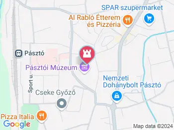 Oskolamester háza Pásztó a térképen