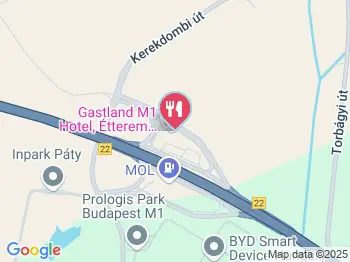 Fészek Csárda Páty a térképen