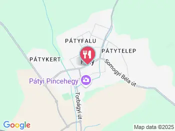 Paagh Étterem Páty a térképen