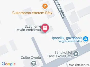 Széchenyi István-emlékmű Páty a térképen