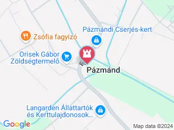 Onestyák László Pázmánd a térképen