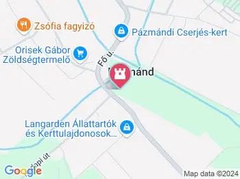 Pázmándi kerékpáros pihenő Pázmánd a térképen