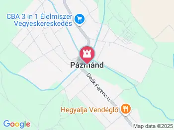 ZöldKözpont Pázmánd a térképen