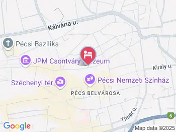 Adele Hotel Pécs a térképen