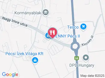 Amerika Retro Étterem Pécs a térképen