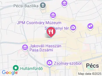 Aranylapát Cukrászda Pécs a térképen