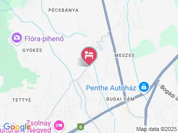 Arató Vendégház Pécs a térképen