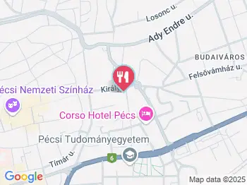 Arnold Pince Borbár Borétterem Pécs a térképen